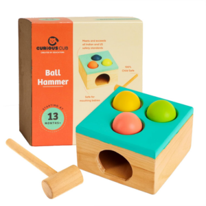 Wooden Hammer Ball Knock 