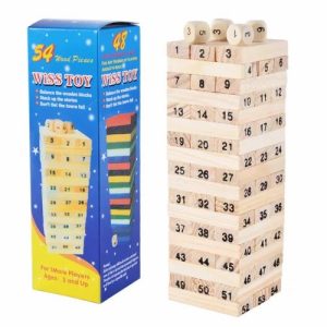 Stack High Jenga Game (Small - 54 Pcs)