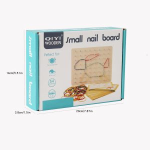 Montessori Shape Small Nail Board