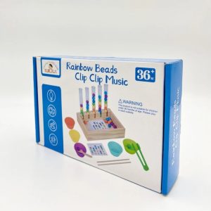 Rainbow Beads CLip Clip Music