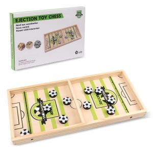 Wooden Table Slingshot Football Board Game