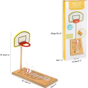 Desktop Wooden Basketball