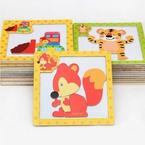 Wooden Mini Magnetic Puzzle Board