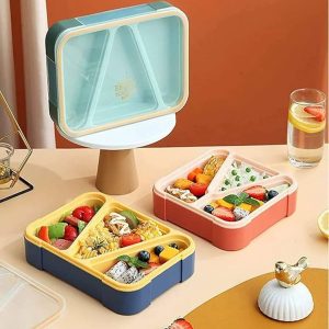 China Bistro Square Shape Plastic Lunch Box