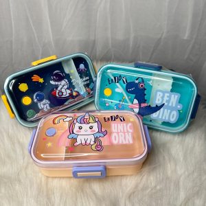 Cute Mini Seaned Plastic Lunch Box 700ml (2570)
