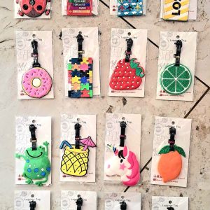 Colourful Rubber Luggage Tags