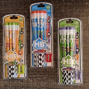 Fun Blast Racing Moto HB Pencil Set (12pcs)