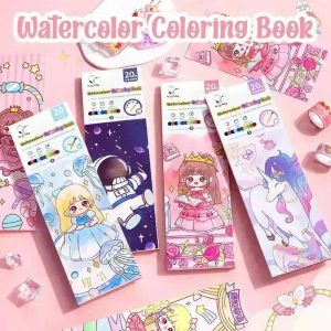Water Colour - Colouring Book