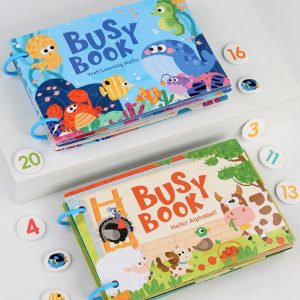 Montessori Busy Book/ Interactive Quiet Book for Toddlers