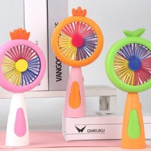 Portable Handheld Mini Fan with Bright LED Light