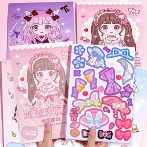 Cute Dress Up Sticker Book