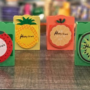 Wooden Fruit Pen Holder