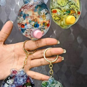Quirky Water Game Keychain